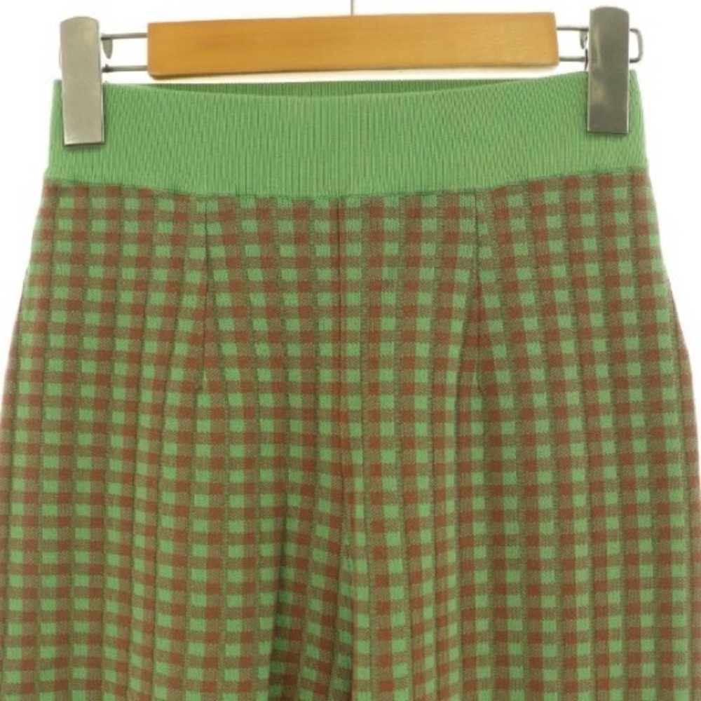 Ameri Green & Brown Gingham Checkered Pants Size … - image 4